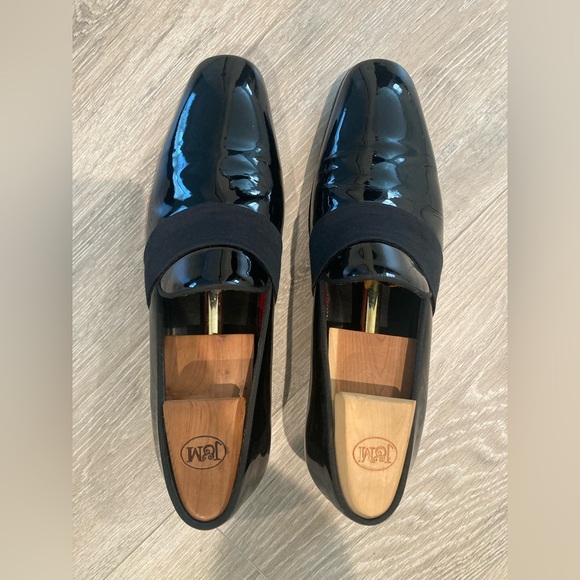 TOM FORD Black Patent Leather Slip On Formal Loafers - Picture 6 of 8